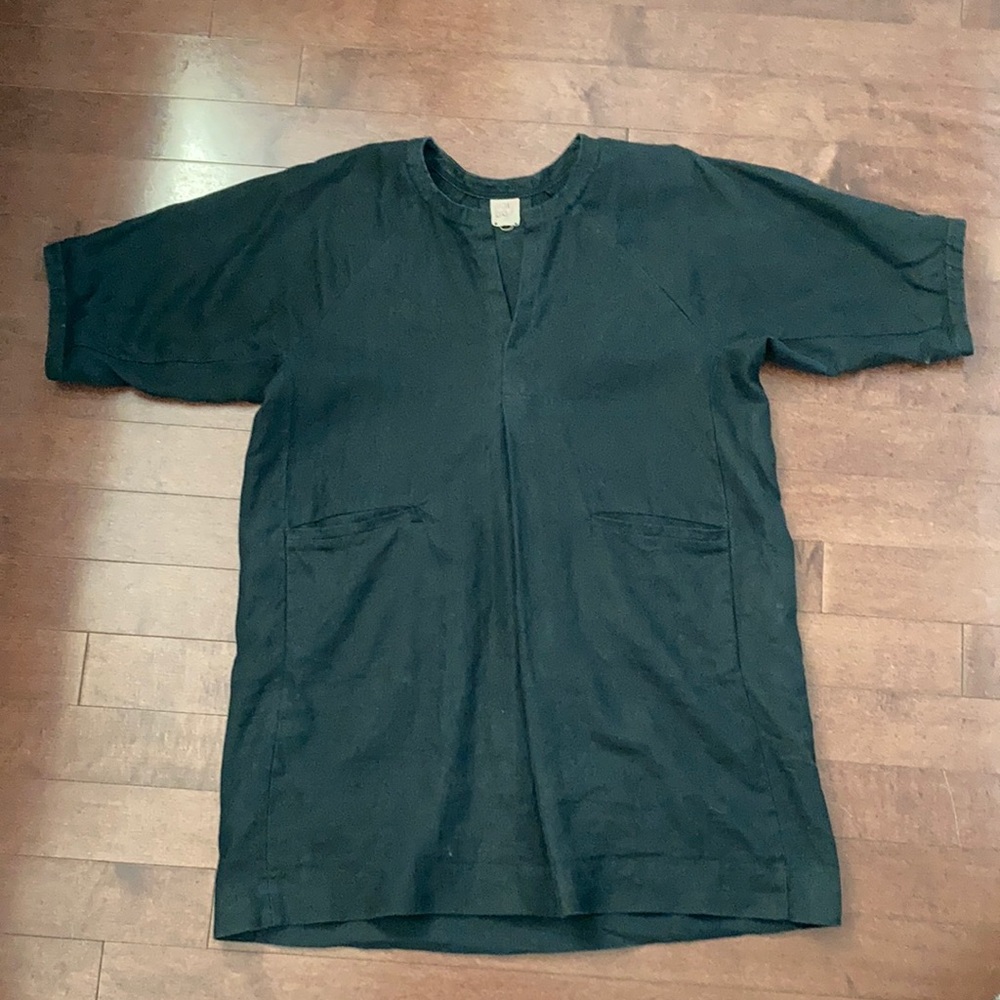 Hoibo Linen Mini Dress (Black)